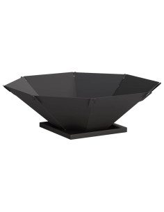 Focolare Nero 70,5 x 70,5 x 21,5 cm Acciaio