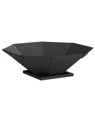 Focolare Nero 70,5 x 70,5 x 21,5 cm Acciaio
