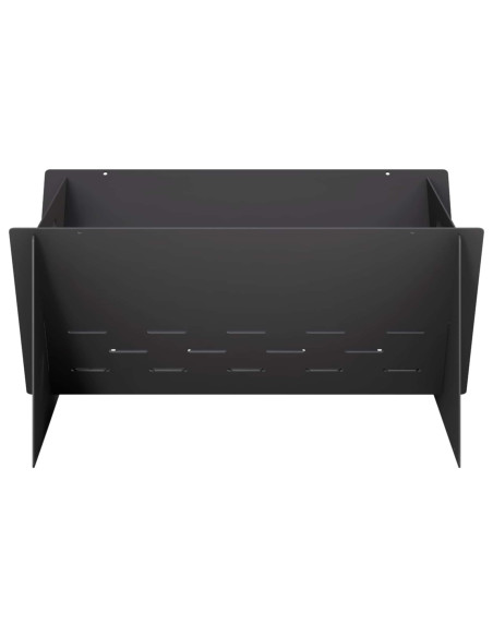 Focolare Nero 40 x 40 x 20 cm Acciaio