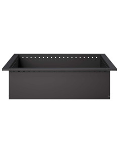 Anello per Focolare Nero 80 x 80 x 25 cm Acciaio 2