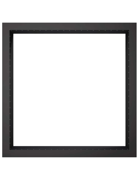 Anello per Focolare Nero 90 x 90 x 25 cm Acciaio
