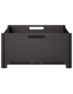 Focolare Nero 60 x 60 x 30 cm Acciaio 2