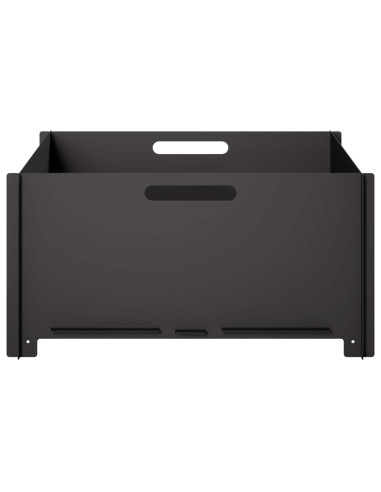 Focolare Nero 60 x 60 x 30 cm Acciaio