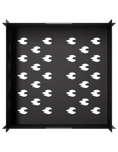 Focolare Nero 60 x 60 x 30 cm Acciaio