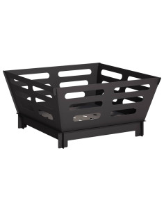 Focolare Nero 60 x 60 x 30 cm Acciaio 2