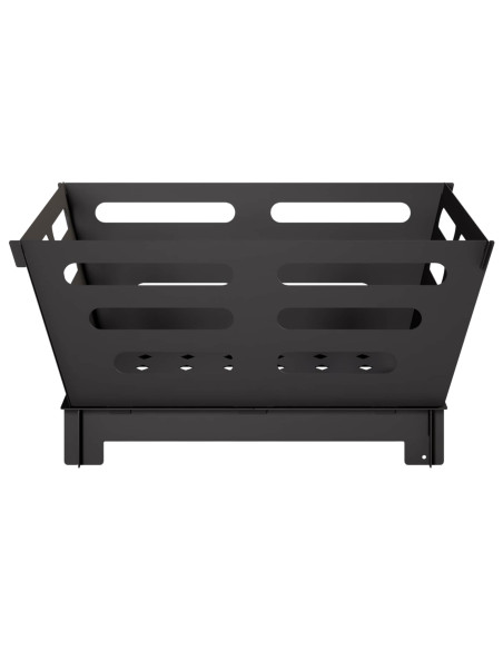 Focolare Nero 60 x 60 x 30 cm Acciaio