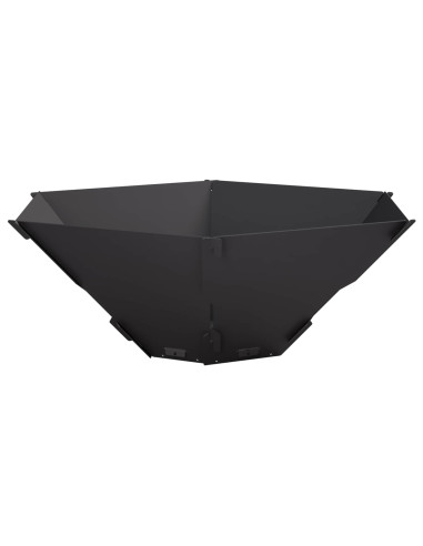 Focolare Nero 58,5 x 51,5 x 19,5 cm Acciaio