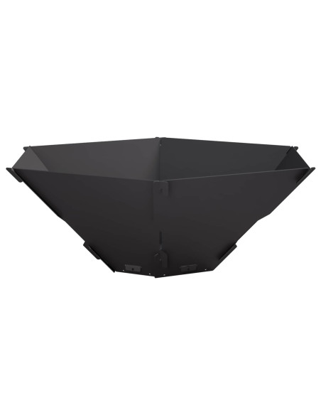 Focolare Nero 58,5 x 51,5 x 19,5 cm Acciaio