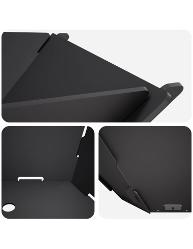 Focolare Nero 58,5 x 51,5 x 19,5 cm Acciaio