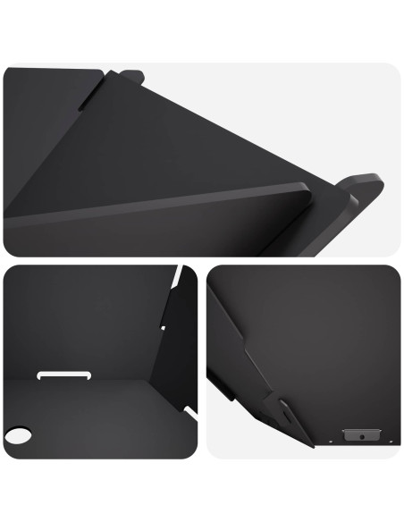 Focolare Nero 58,5 x 51,5 x 19,5 cm Acciaio