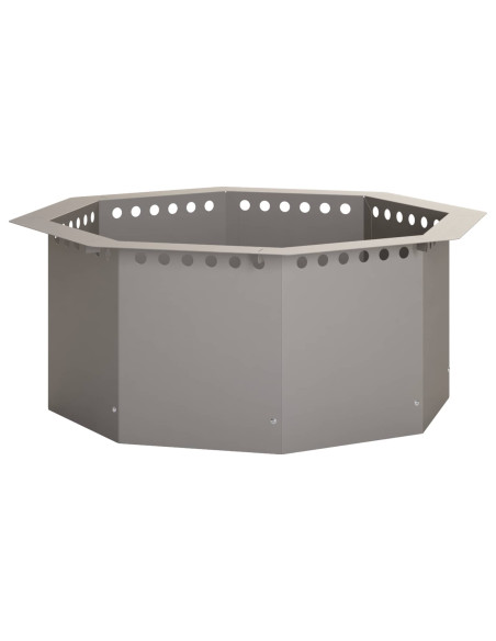 Anello per Focolare Ruggine 60 x 60 x 25 cm Acciaio Corten