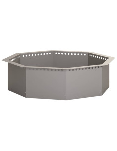 Anello per Focolare Ruggine 100 x 100 x 25 cm Acciaio Corten 2