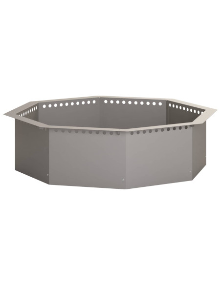 Anello per Focolare Ruggine 100 x 100 x 25 cm Acciaio Corten