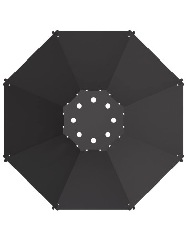 Focolare Nero 70,5 x 70,5 x 21,5 cm Acciaio