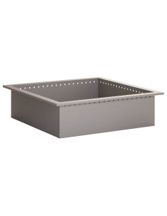 Anello per Focolare Ruggine 100 x 100 x 25 cm Acciaio Corten 2