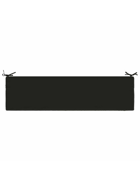Cuscino per panchina SOEST 100% Poliestere Nero 150 x 40 x 5 cm