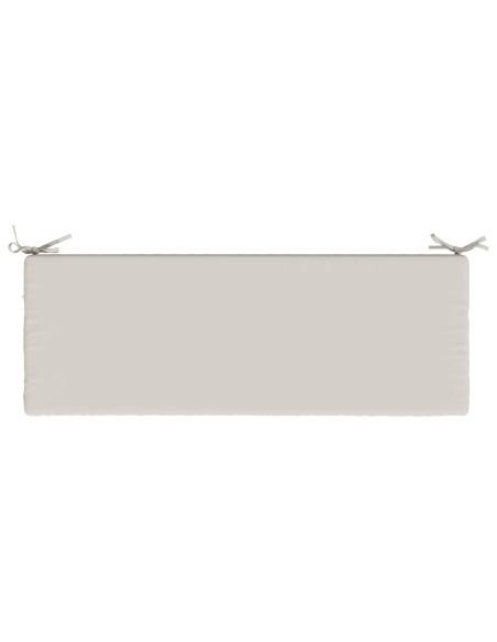 Cuscino per panchina SOEST 100% Poliestere Bianco