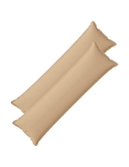 Cuscino con cuscino HOUTEN 2 pz Crema Lino