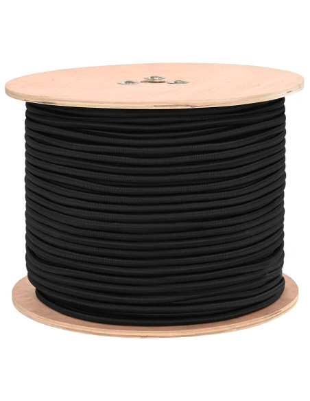 Corde Bungee 8 mm Nero PP e gomma