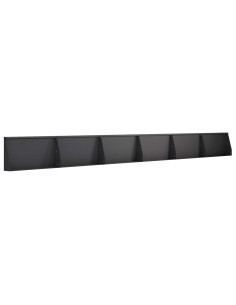 Muro di contenimento 6 pz 80 x 12 x 30 cm Acciaio Nero 2