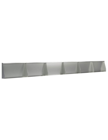 Muro di contenimento 6 pz 80 x 12 x 40 cm Acciaio zincato