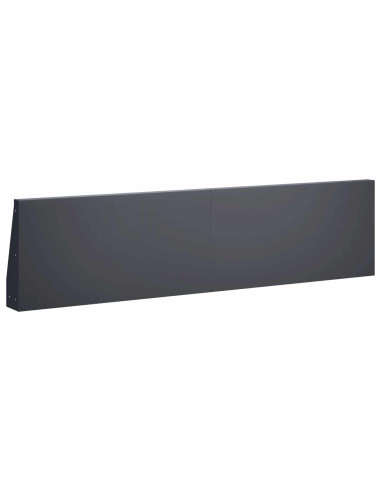 Muro di contenimento 6 pz 80 x 12 x 50 cm Acciaio Antracite