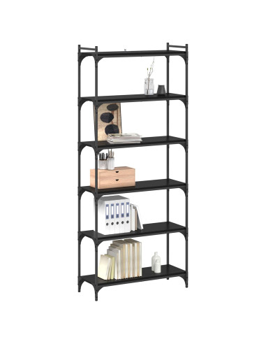 Libreria 6 livelli 80 x 30 x 188 cm Legno ingegnerizzato