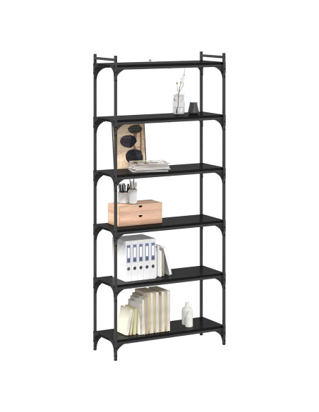 Libreria 6 livelli 80 x 30 x 188 cm Legno ingegnerizzato