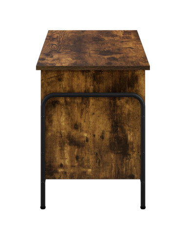 Scatola di Stoccaggio Rovere Fumo 80 x 40 x 49,5 cm