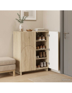 Scarpiera 73 x 38 x 87,5 cm Legno ingegnerizzato Rovere Sonoma