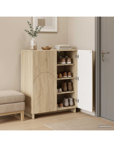 Scarpiera 73 x 38 x 87,5 cm Legno ingegnerizzato Rovere Sonoma