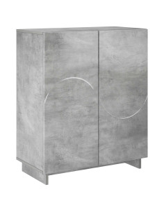 Scarpiera 73 x 38 x 87,5 cm Legno ingegnerizzato Grigio Cemento 2