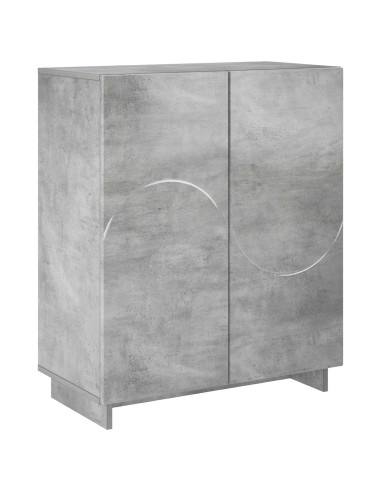 Scarpiera 73 x 38 x 87,5 cm Legno ingegnerizzato Grigio Cemento