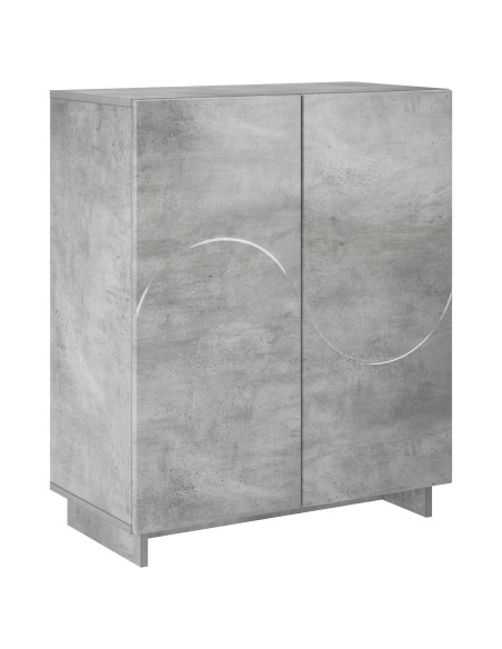 Scarpiera 73 x 38 x 87,5 cm Legno ingegnerizzato Grigio Cemento