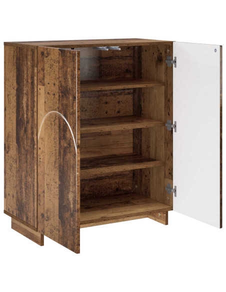 Scarpiera 73 x 38 x 87,5 cm Legno ingegnerizzato Legno antico