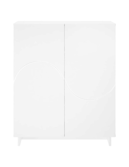 Scarpiera 73 x 38 x 87,5 cm Legno ingegnerizzato Bianco