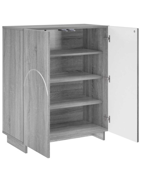 Scarpiera 73 x 38 x 87,5 cm Legno ingegnerizzato Sonoma grigio
