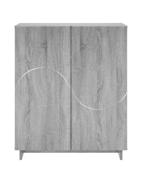 Scarpiera 73 x 38 x 87,5 cm Legno ingegnerizzato Sonoma grigio
