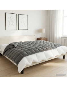 Coperta Ponderata Antracite 122 x 183 cm 5 kg 100% Cotone 205T