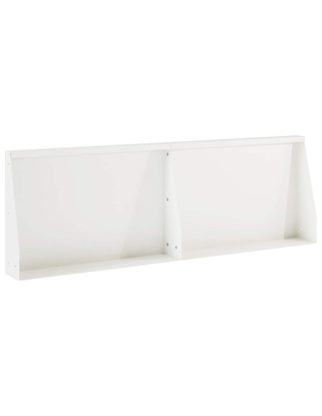 Muro di contenimento 2 pz 60 x 12 x 40 cm Acciaio Bianco