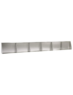 Muro di contenimento 6 pz 60 x 12 x 50 cm Acciaio Inox Argento 2