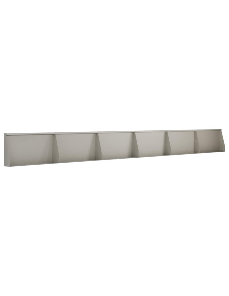 Muro di contenimento 6 pz 80 x 12 x 50 cm Acciaio Corten