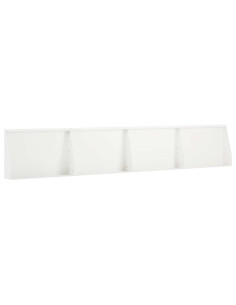 Muro di contenimento 4 pz 60 x 12 x 40 cm Acciaio Bianco 2