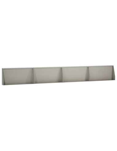 Muro di contenimento 4 pz 80 x 12 x 50 cm Acciaio Corten