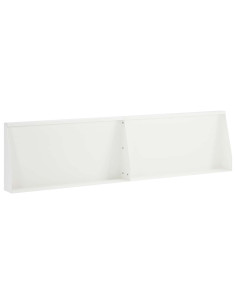 Muro di contenimento 2 pz 80 x 12 x 50 cm Acciaio Bianco
