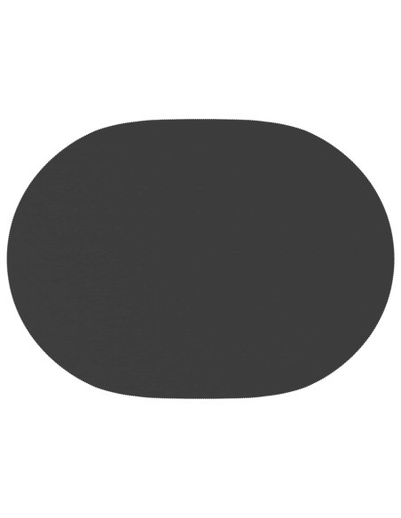 Tovaglia da Tavolo 5 pz Grigio Scuro 130 x 220 cm Poliestere