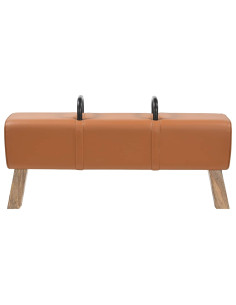panchina Marrone 110 x 30 x 45 cm Pelle Vera 2