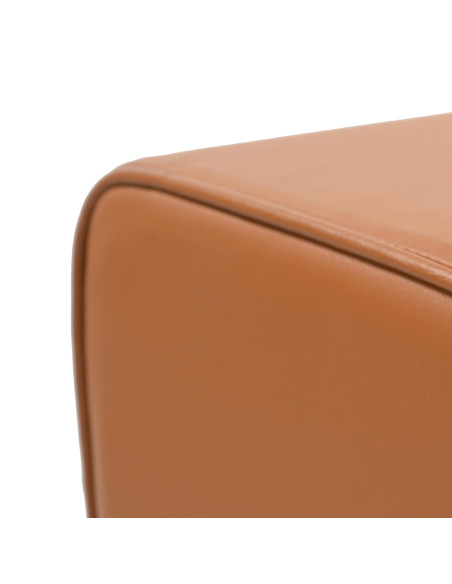 panchina Marrone 110 x 30 x 45 cm Pelle Vera