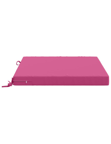Cuscini per Sedia in 4 Pezzi SOEST 4 pz 100% Poliestere Rosa