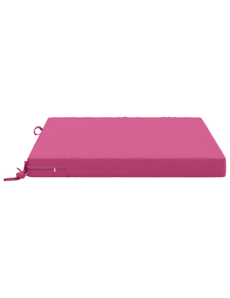 Cuscini per Sedia in 4 Pezzi SOEST 4 pz 100% Poliestere Rosa